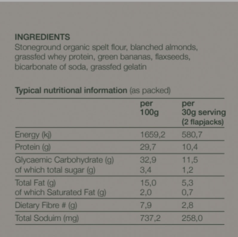 Protein flapjack Premix